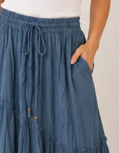 Walk On By Maxi Skirt