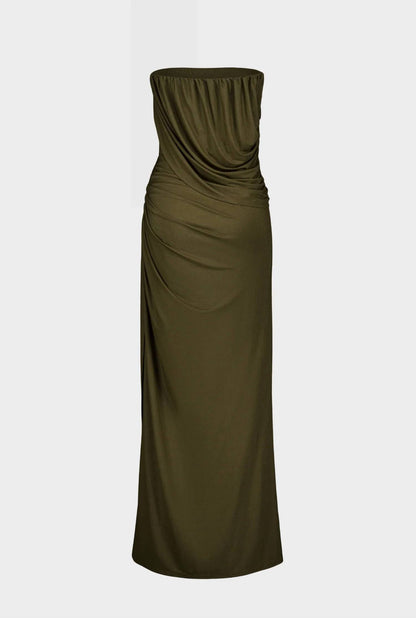 Selvi Draped Maxi Dress