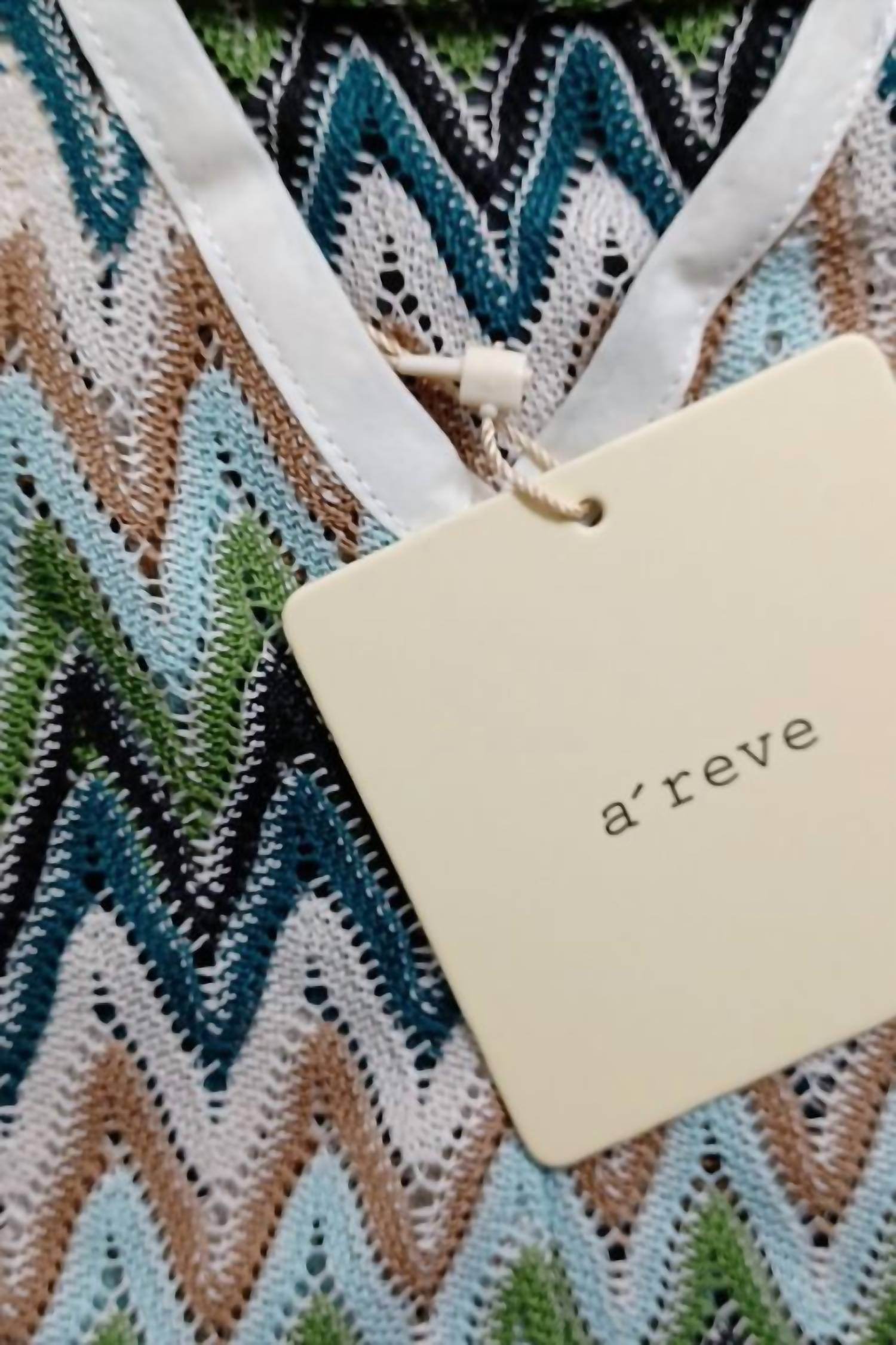 A'REVE - Back Lace Up Fringe Tunic Top - Rack Hunt -