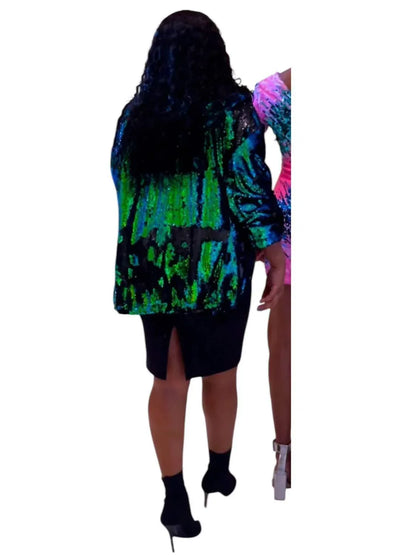 Genuine - Transitional Sequin Sequin Jacket - Rack Hunt