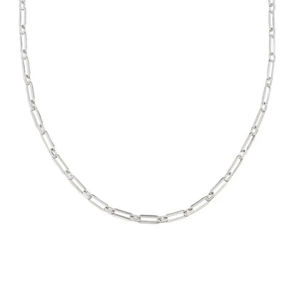 Women's Paper Clip Chain Necklace