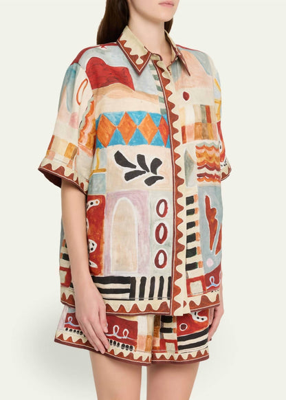 Michelle Linen Shirt