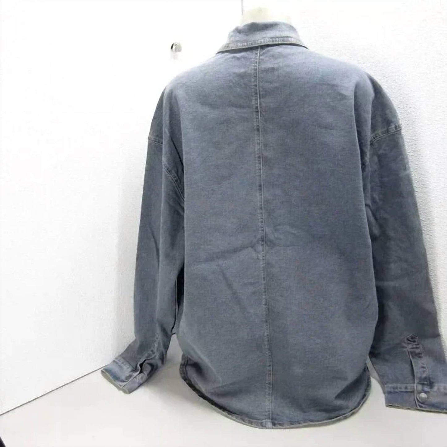 Women's Oversized Denim Shirt Jacket