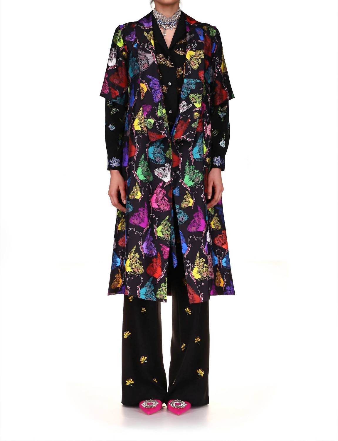 Libertine - Mille Papillons Short Sleeve Wrap Dress - Rack Hunt -