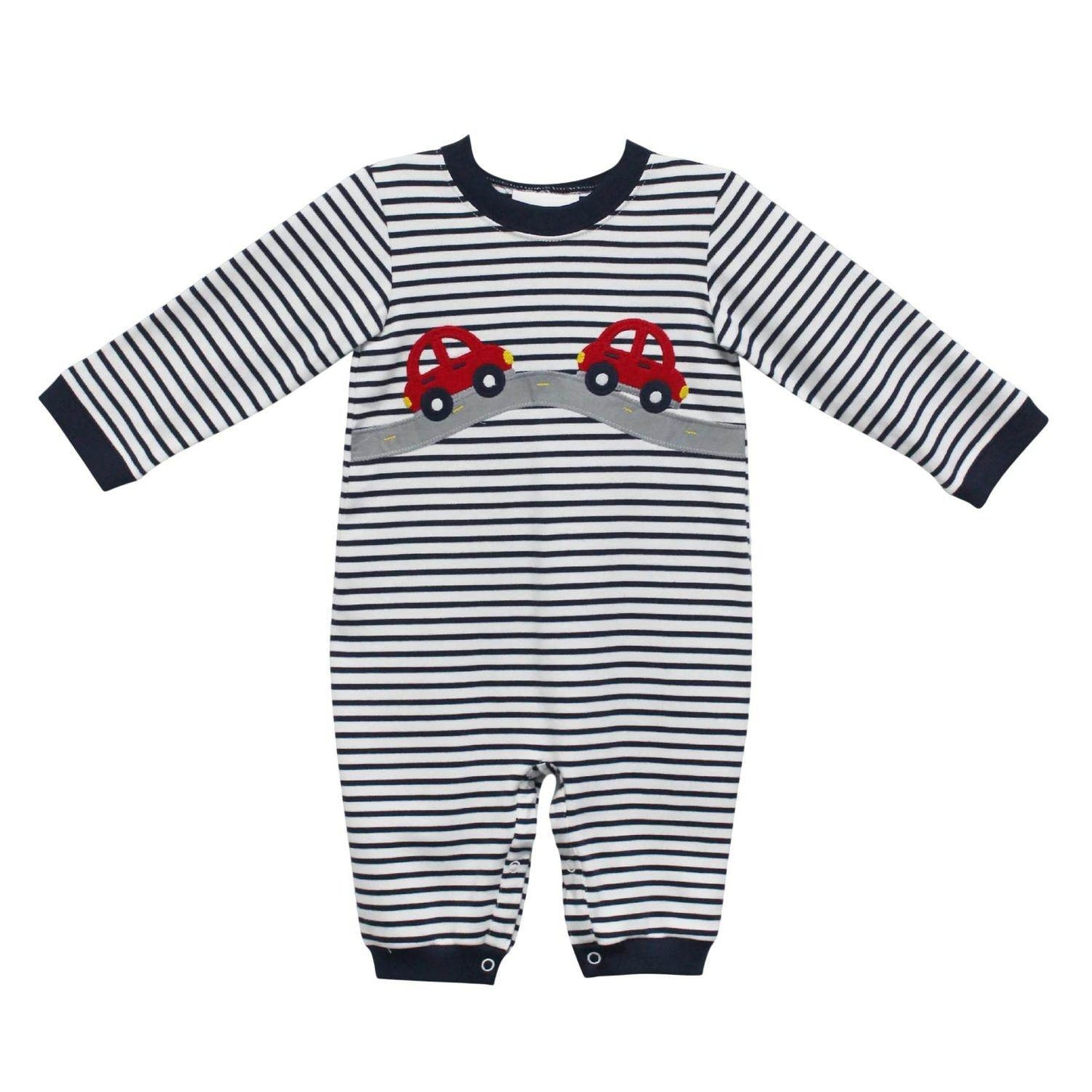 Zuccini Kids - Baby Boy's Car Appliqué Luke Bubble Romper - Rack Hunt -