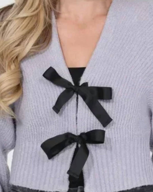 Luna Bow Cardigan