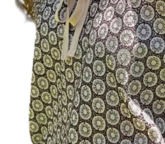 Puffy Raglan Sleeve Blouse With Silk Tie