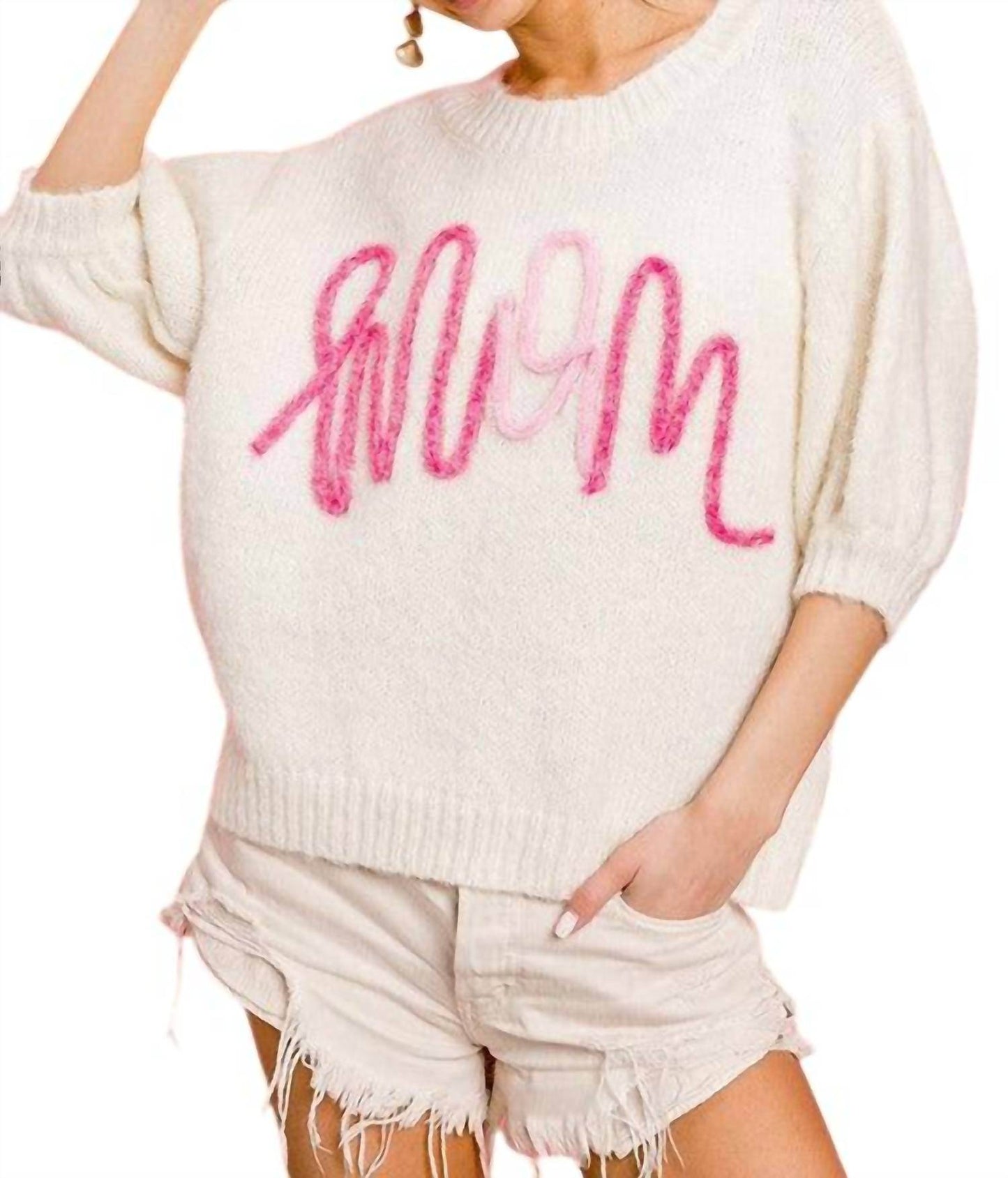 Best & Best - Mom Puff Sleeve Sweater - Rack Hunt -