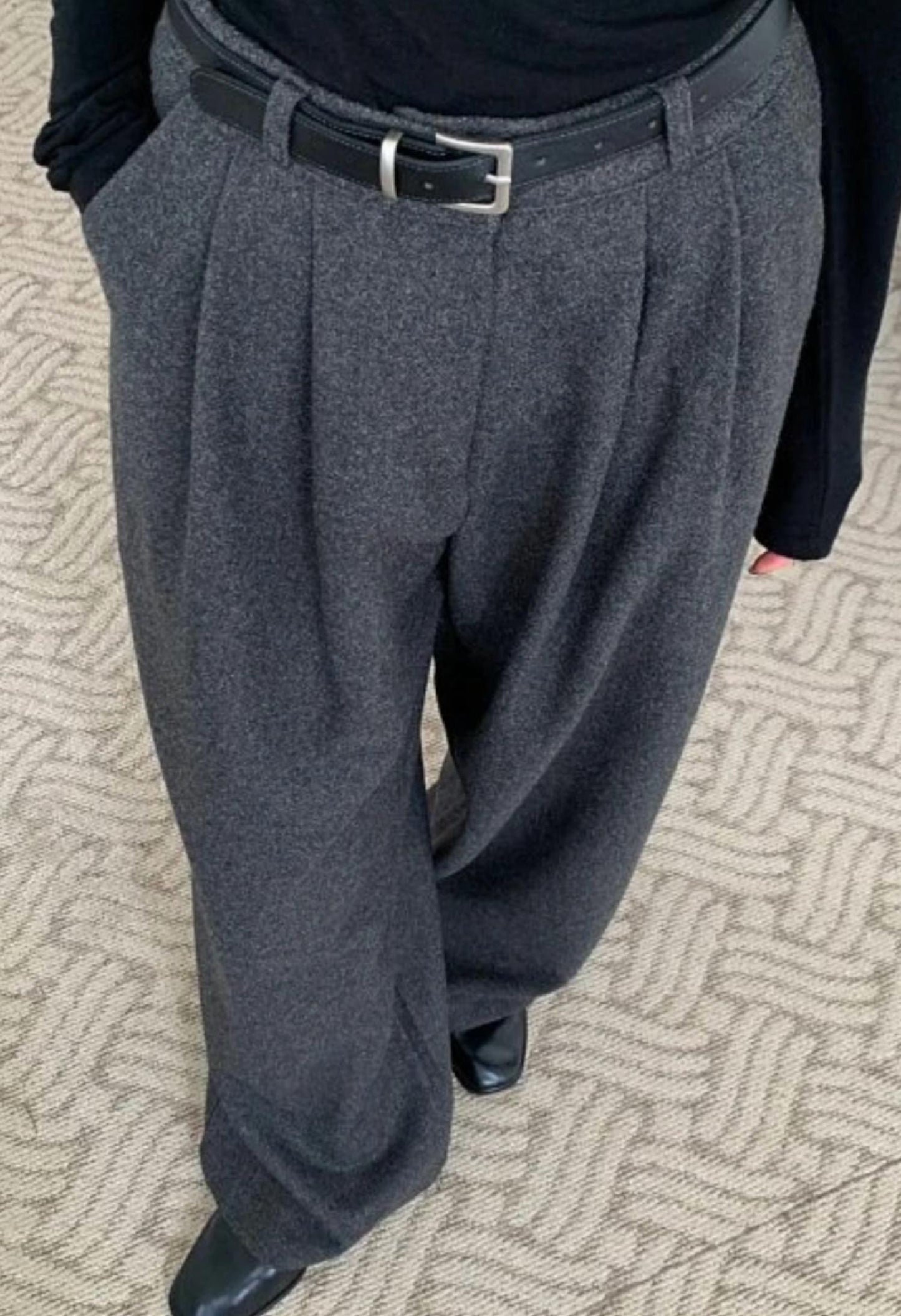 Tailored Wide Leg Pants