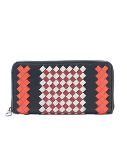 Unisex Intrecciato Long Wallet