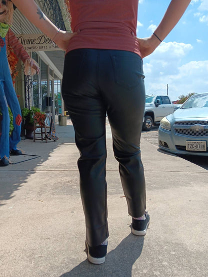 Faux Leather Pants