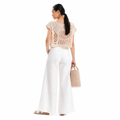 Nature Textures Sleeveless Top