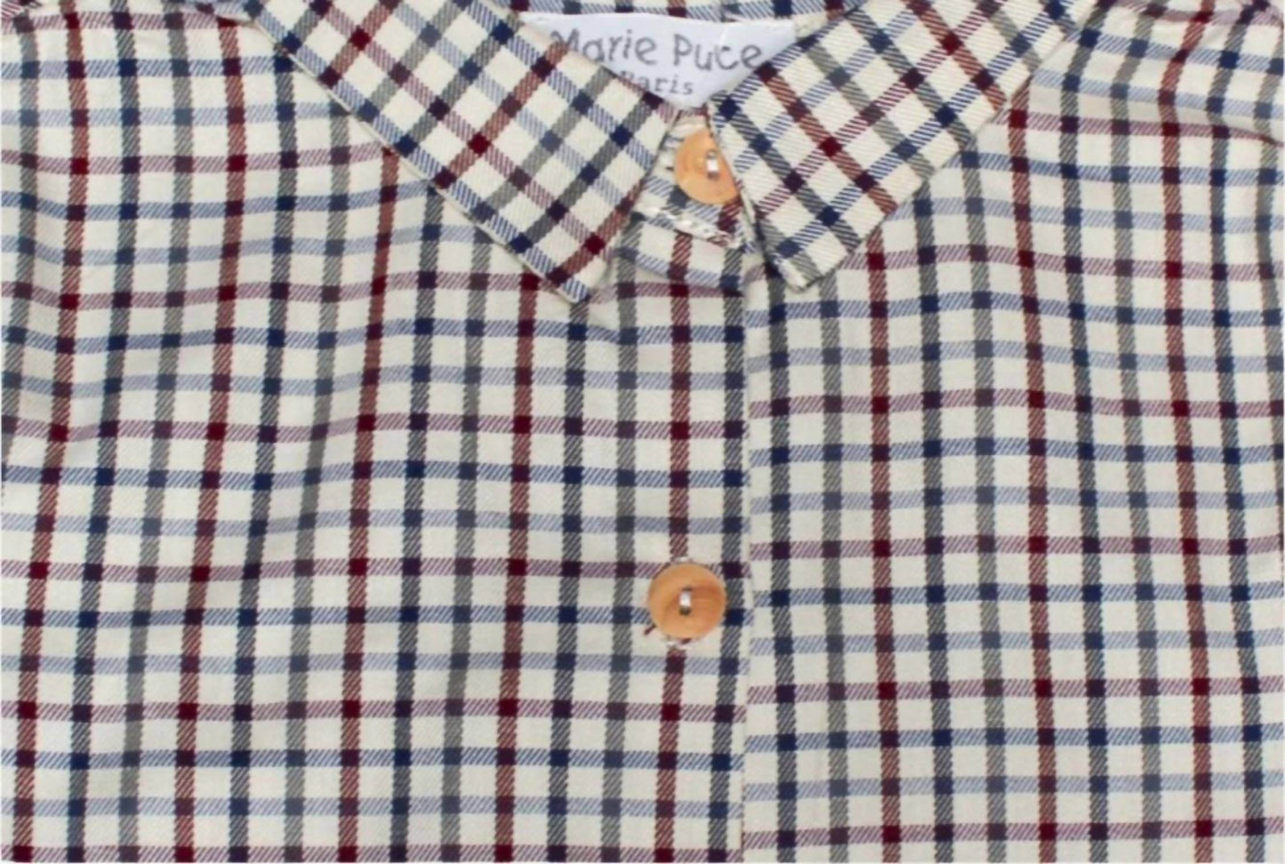 Marie Puce - Boy's Gingham Shirt - Rack Hunt -