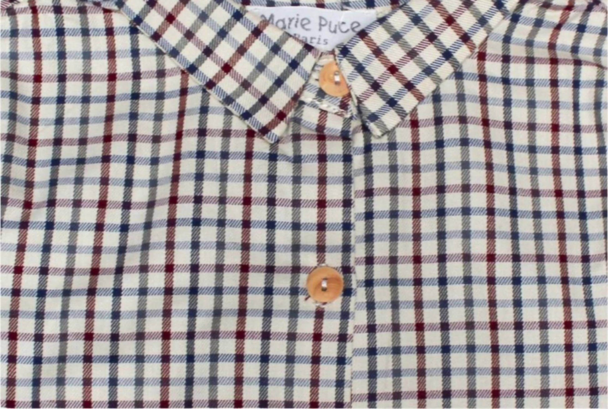 Marie Puce - Boy's Gingham Shirt - Rack Hunt -