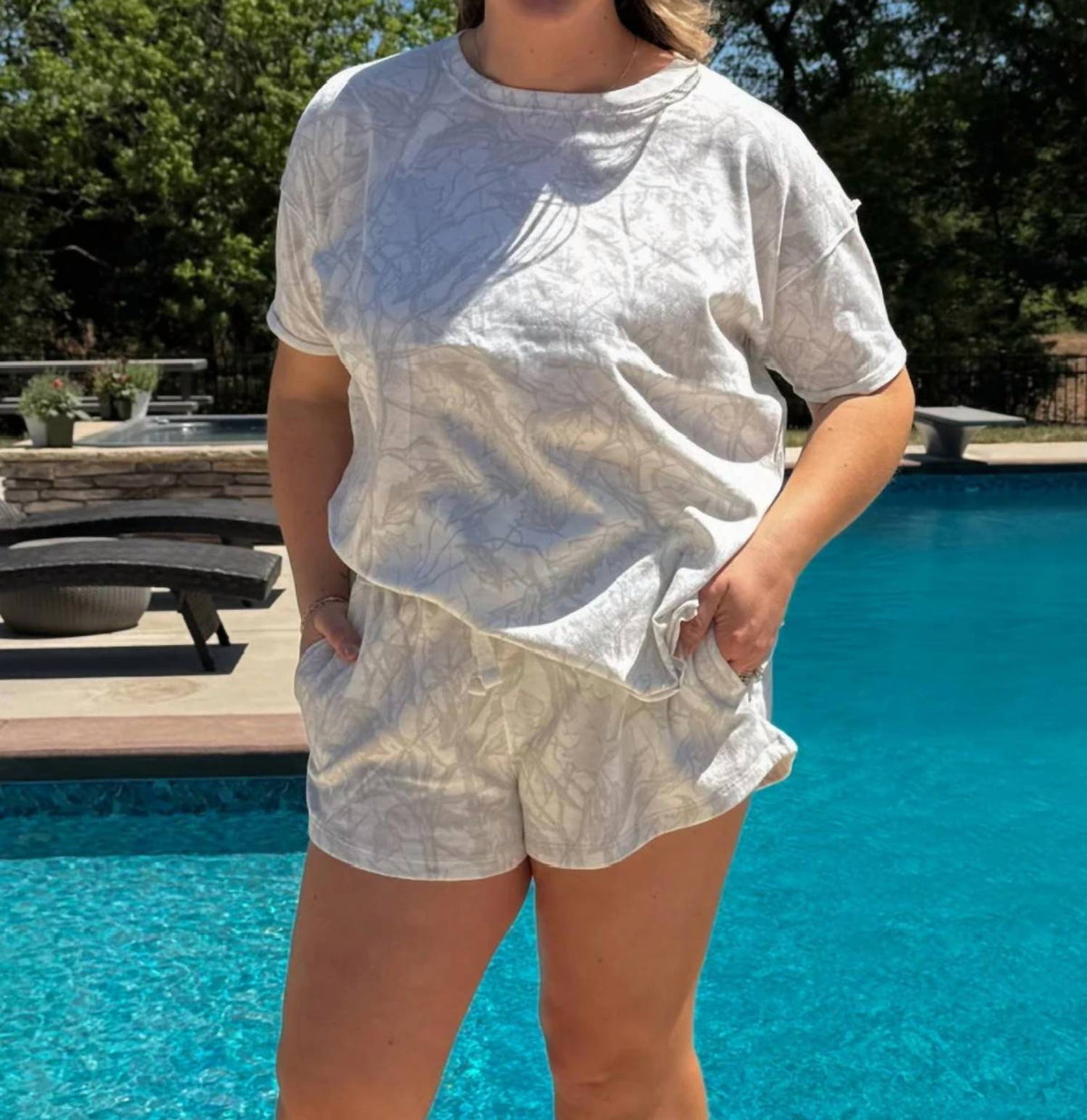 Subtle Edge Camo Top