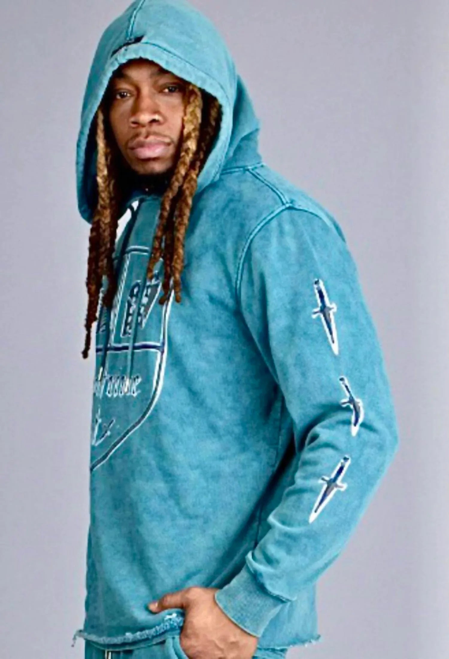 Doctrine - Coat Of Arms Hoodie - side view - Rack Hunt