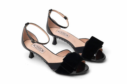 Women's Leather Heeled Sandals