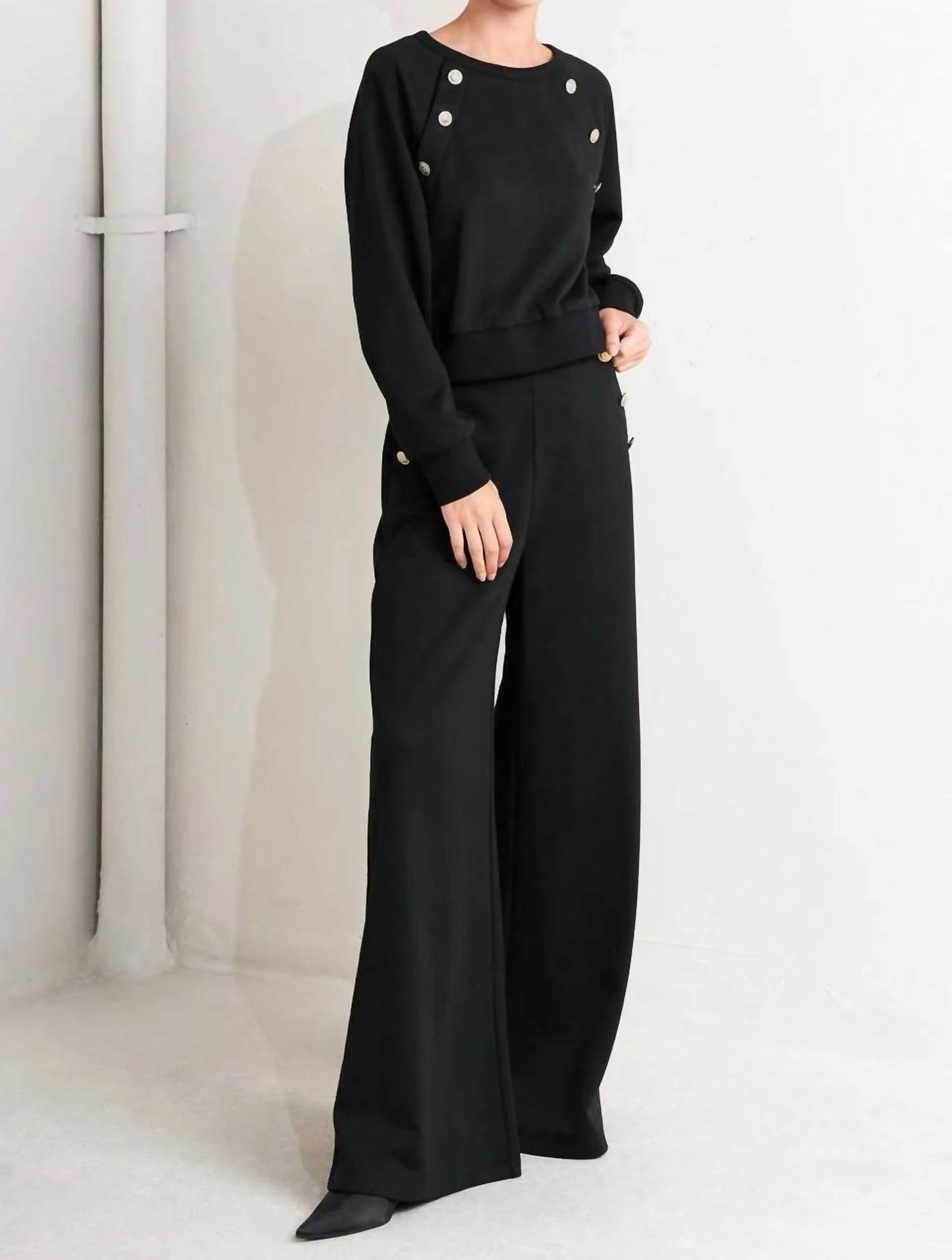 Carmen Buttoned Woven Pants