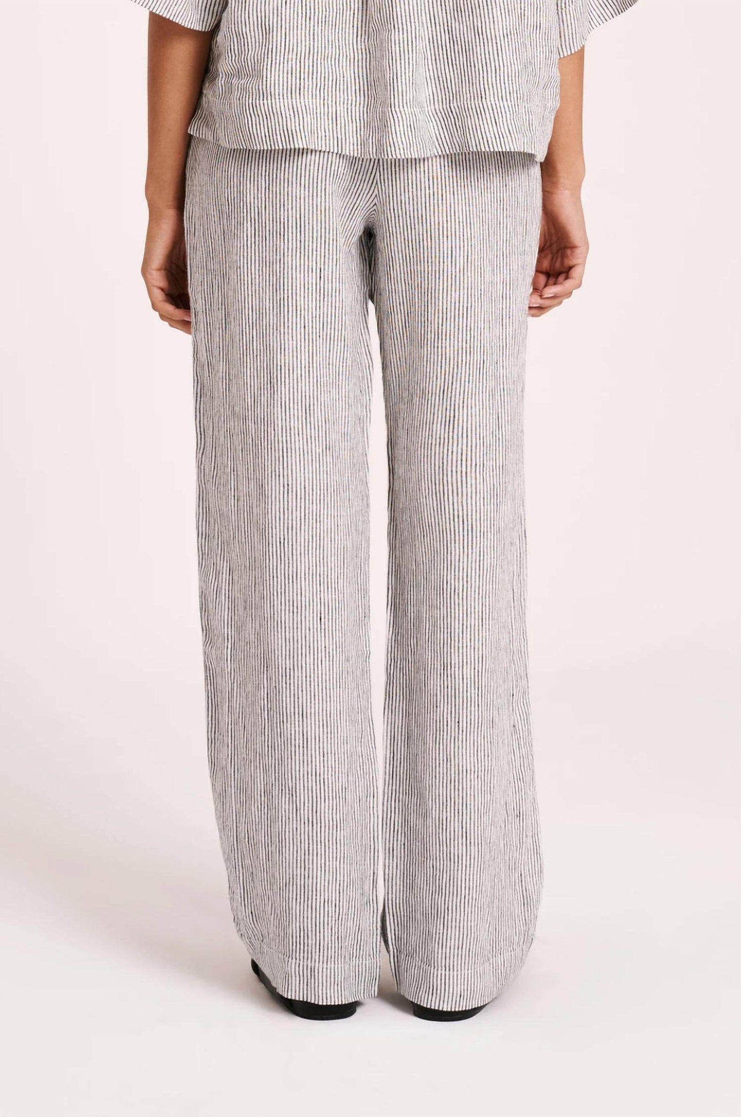 Nude Lucy - Women's Lounge Stripe Linen Pant - Rack Hunt