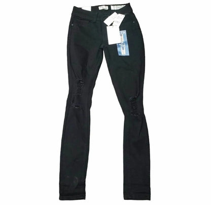Indigo Rein - Juniors Mid Rise Ripped Ankle Skinny Jeans - Rack Hunt