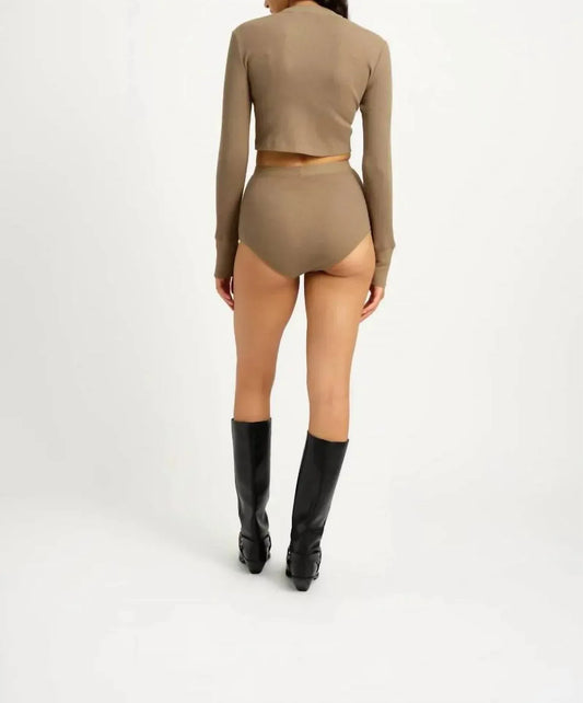 Eliza Faulkner - Ula Organic Cotton Waffle Panty - Rack Hunt