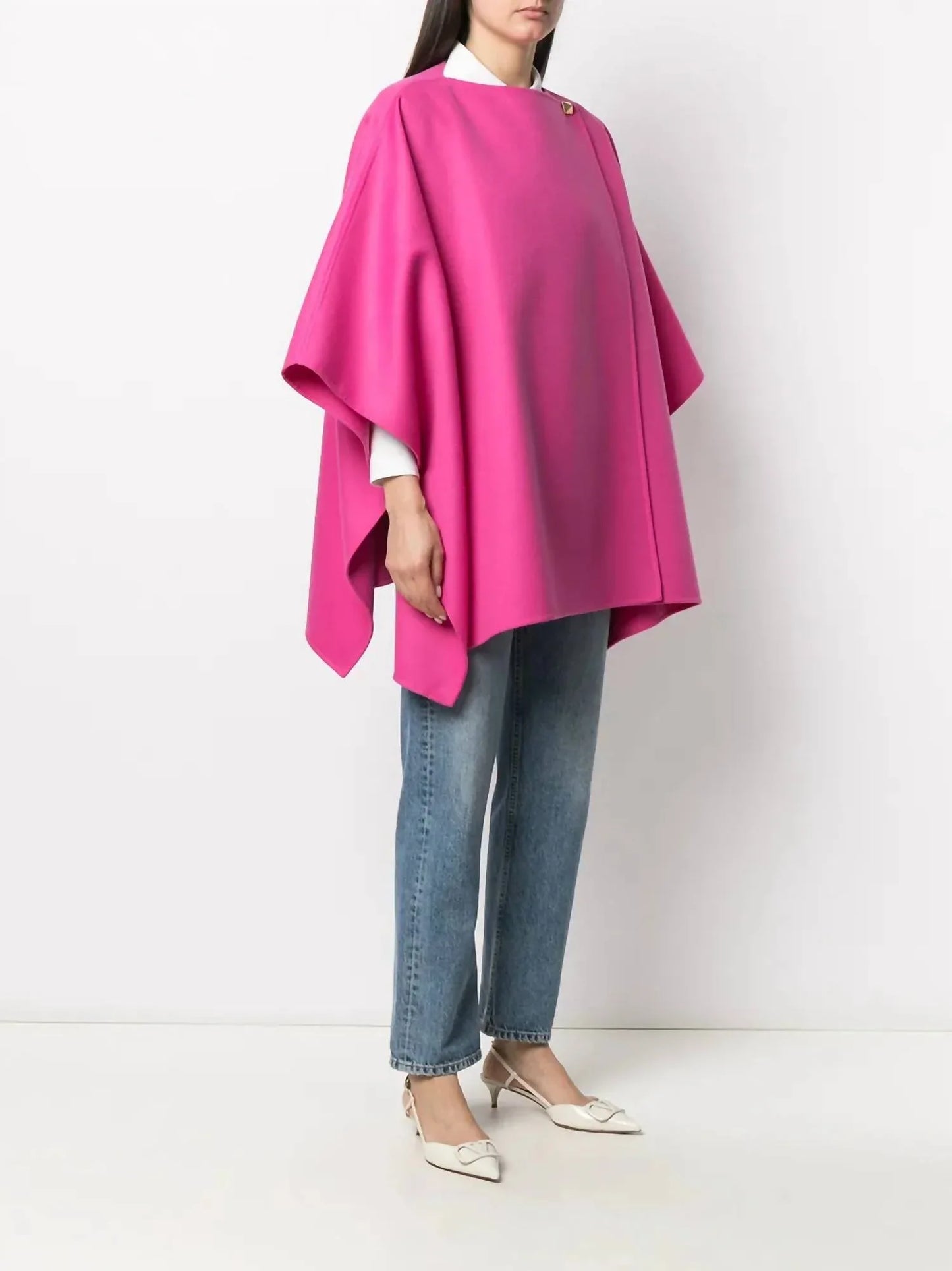 Valentino - Draped Button Cape - Rack Hunt