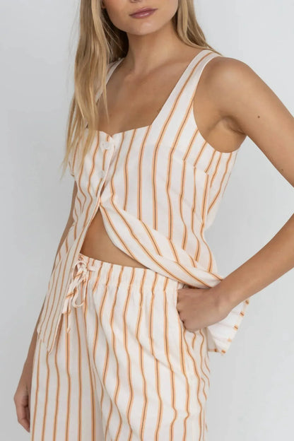 Rhythm. - Tide Stripe Longline Shorts - Rack Hunt