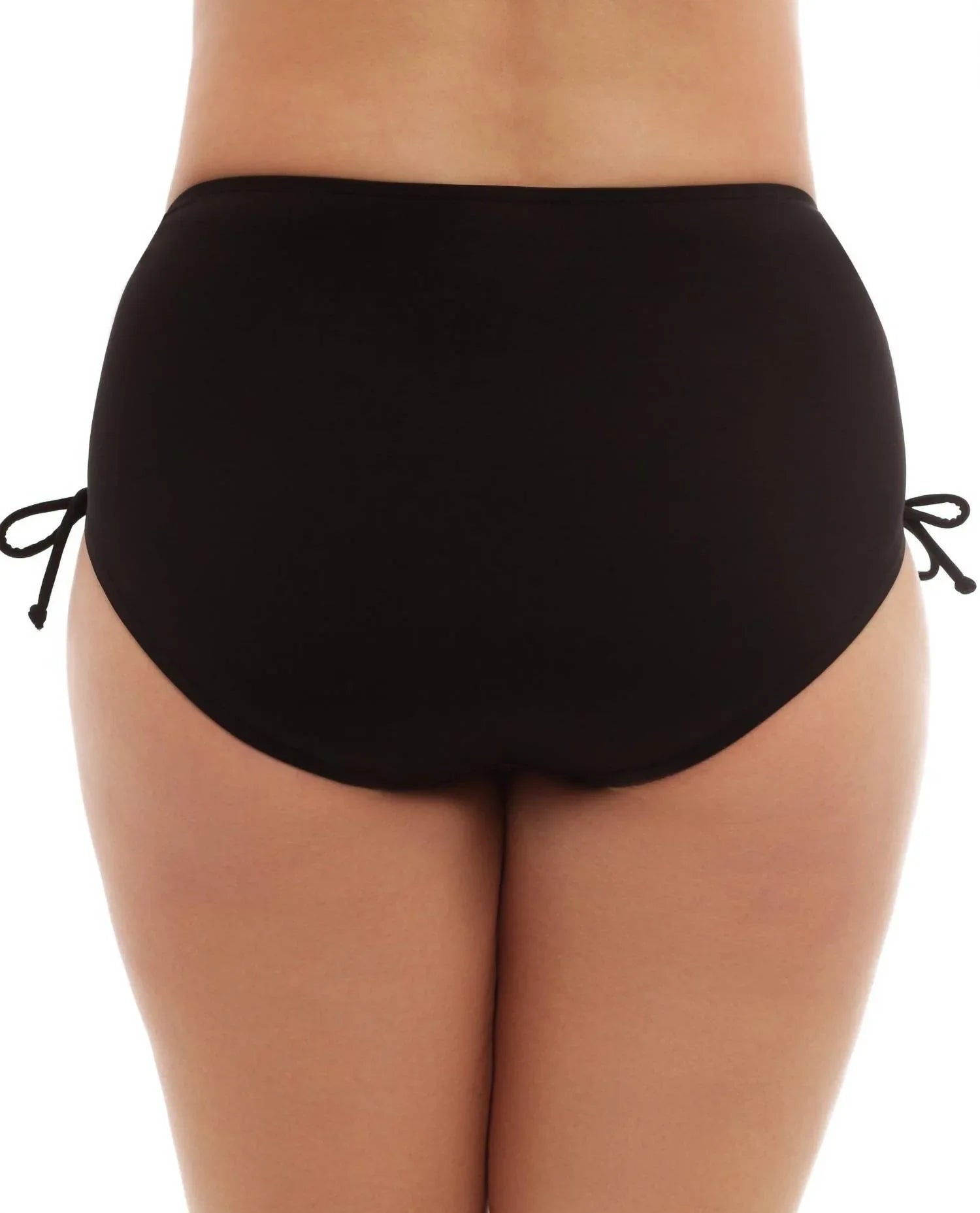 Caribbean Joe - Back Plus Size Adjustable Side Tie Tankini Bottom - alternate view - Rack Hunt