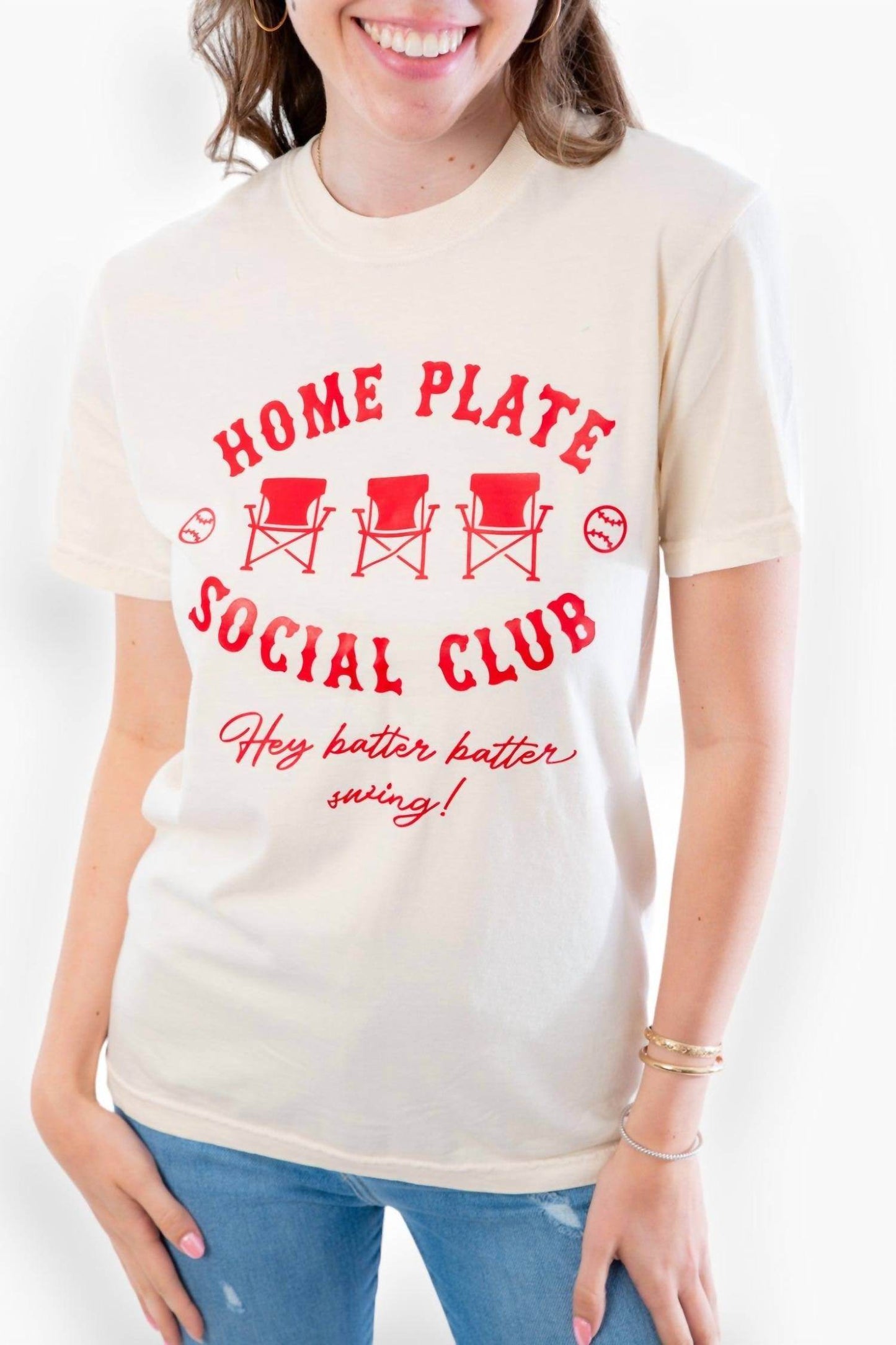 The Babe Co. - Home Plate Social Club Tee - Rack Hunt