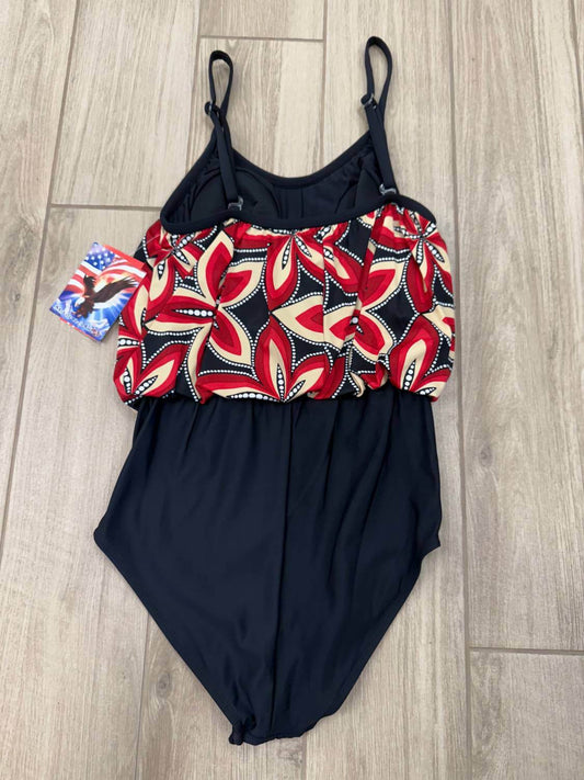 Ceeb USA - Women's Tropical Bloom Blouson One-piece Swimsuit - Rack Hunt -