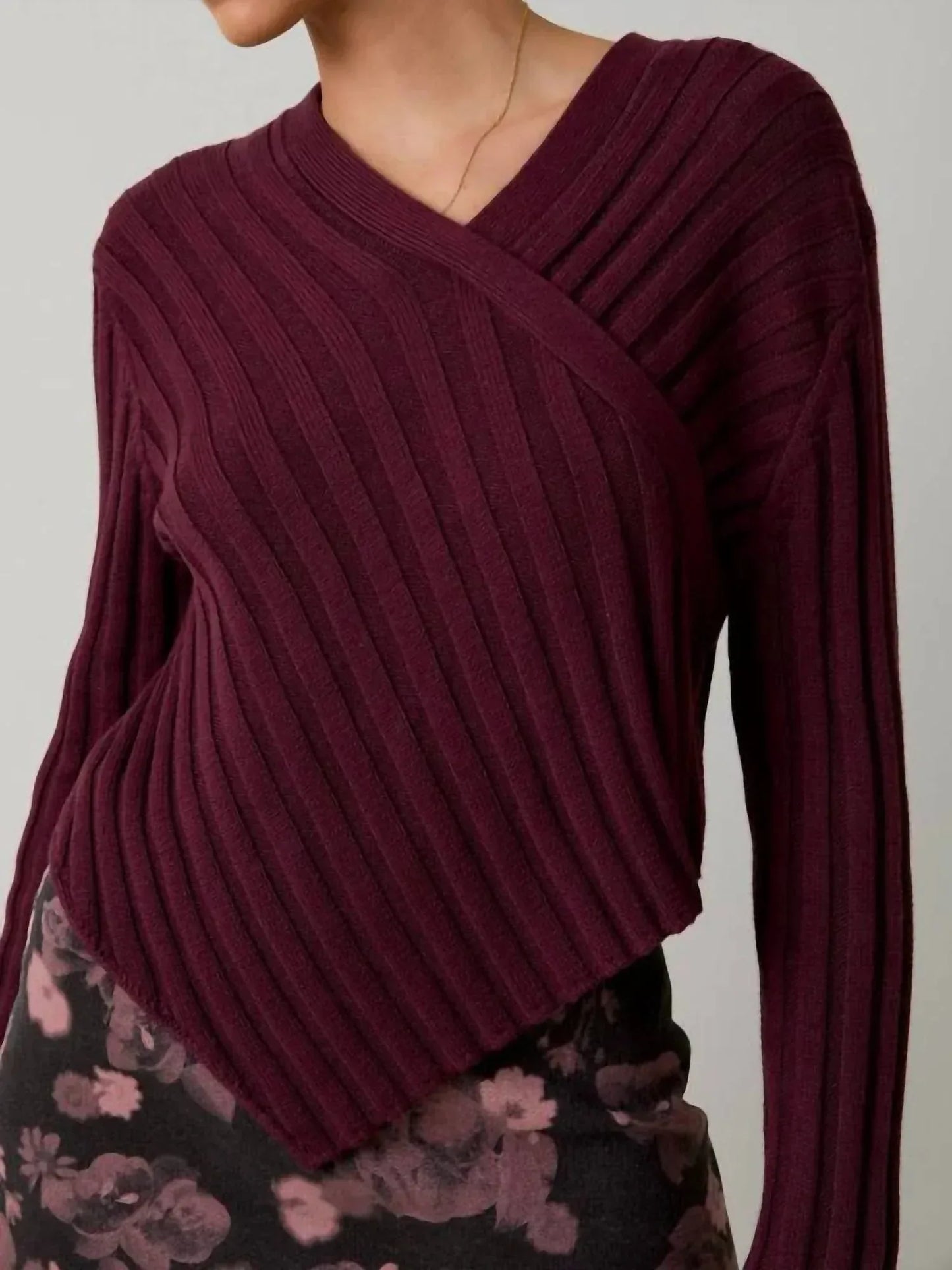 Sunday Edition - Twisted Sweater Top - Rack Hunt