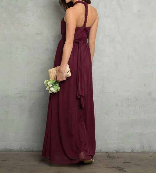 Halter Neck Gown