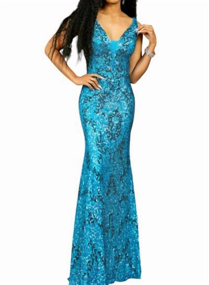 Sequined Tulle Dress