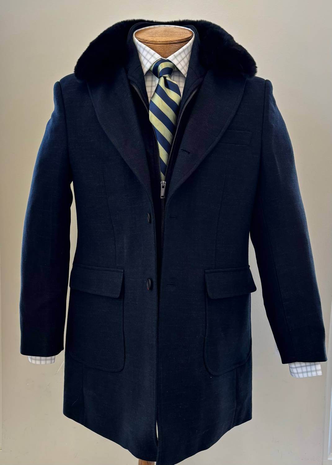Mattarazi Uomo - Fur Collar Topcoat - Rack Hunt -