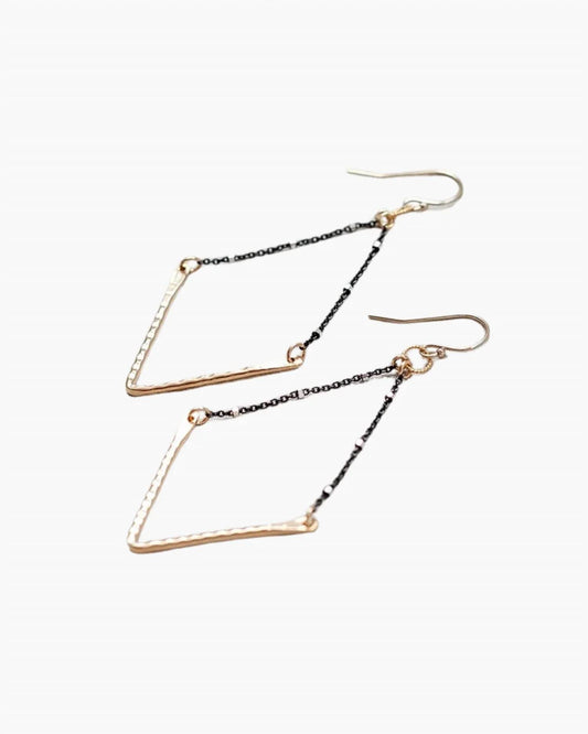Women's V Medium Earrings