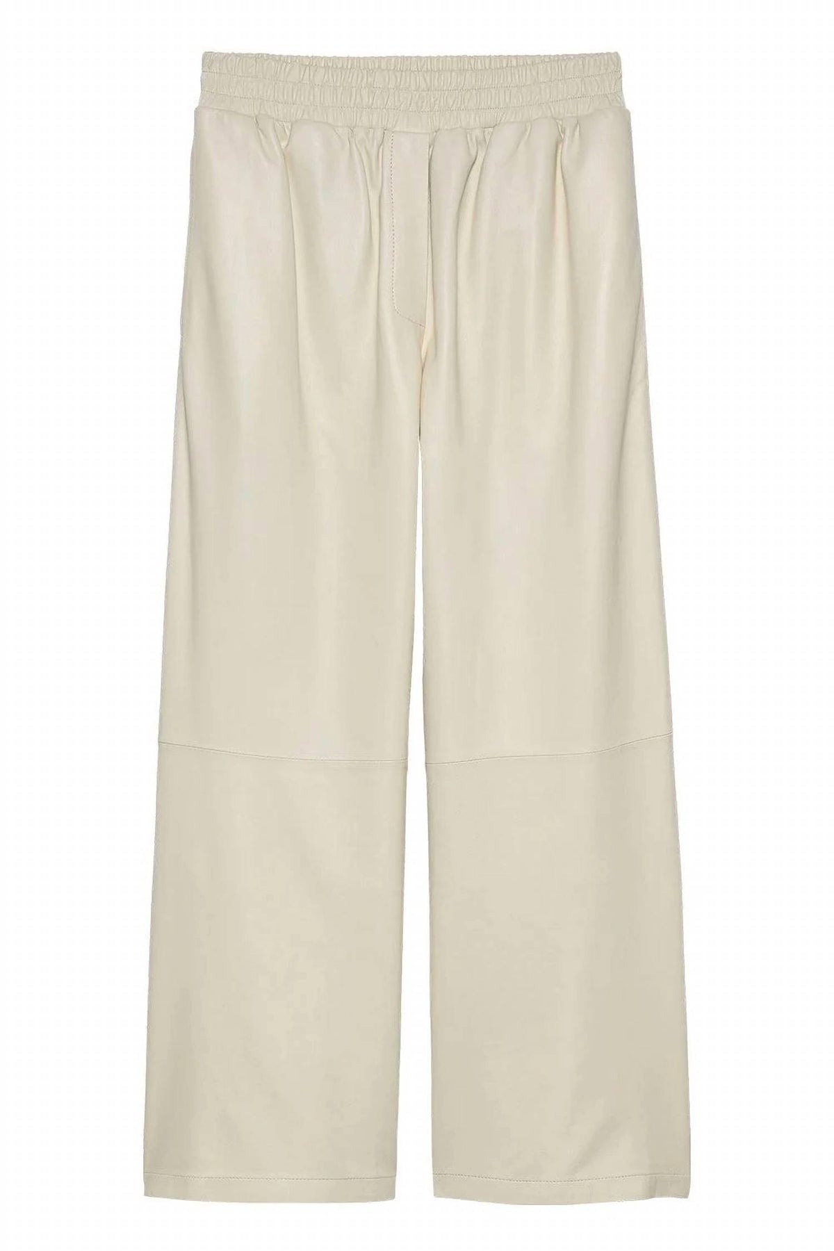Elizabeth Lamb Leather Crop Pant