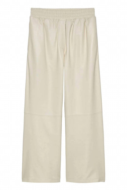 Elizabeth Lamb Leather Crop Pant