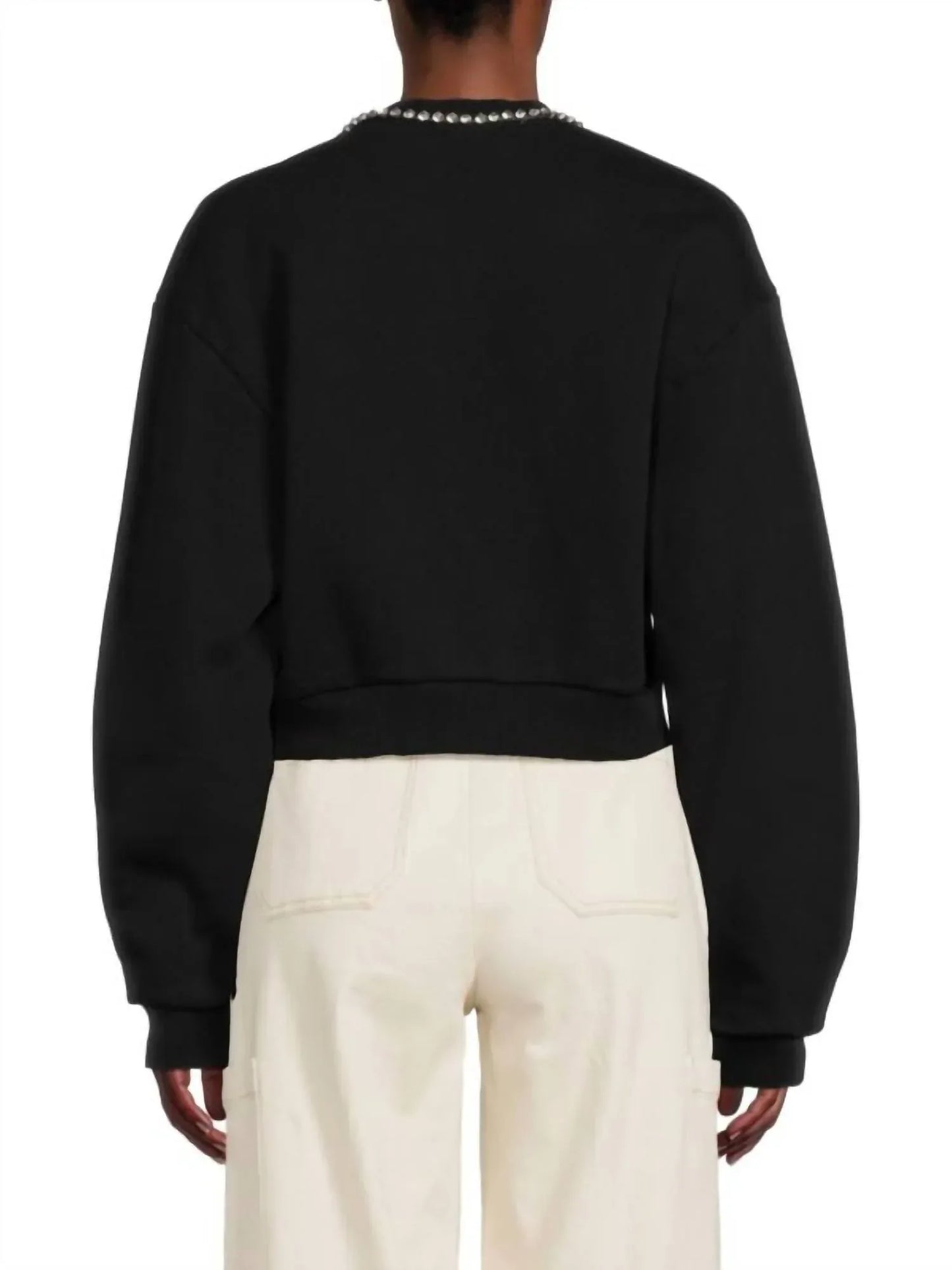 AREA - Embellished Bow Sweater - Rack Hunt