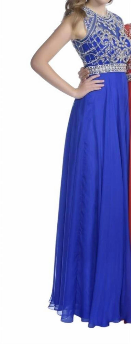 Scoopneck Sleeveless Maxi Sheath Dress