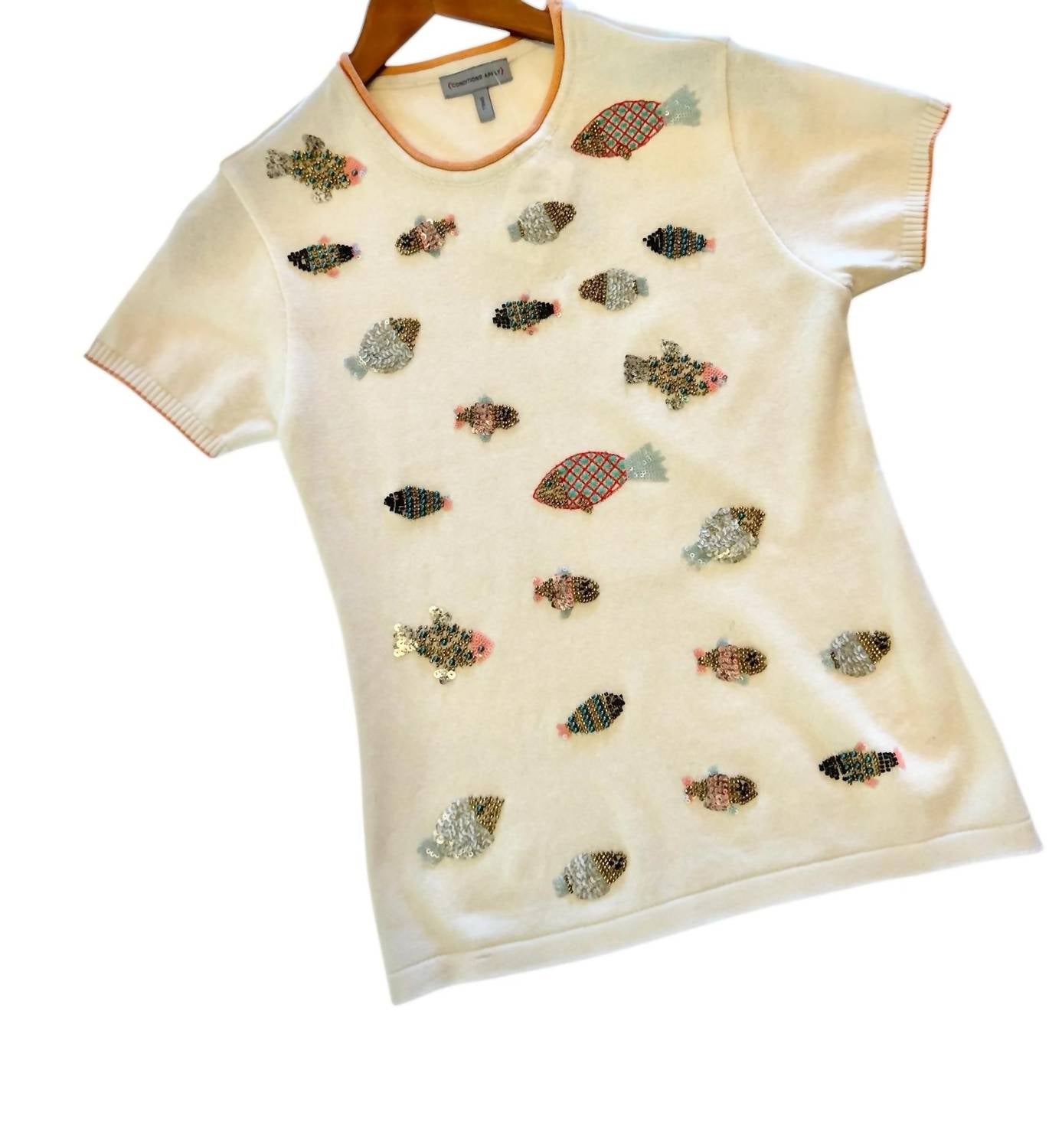 Carmelita Embellished Fish Top