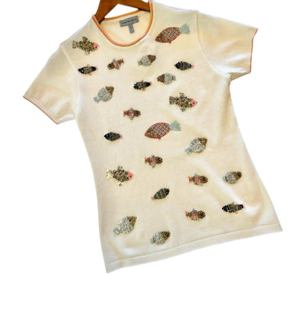 Carmelita Embellished Fish Top