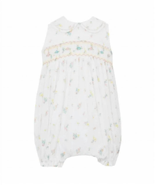 Kids Floral Sleeveless Romper