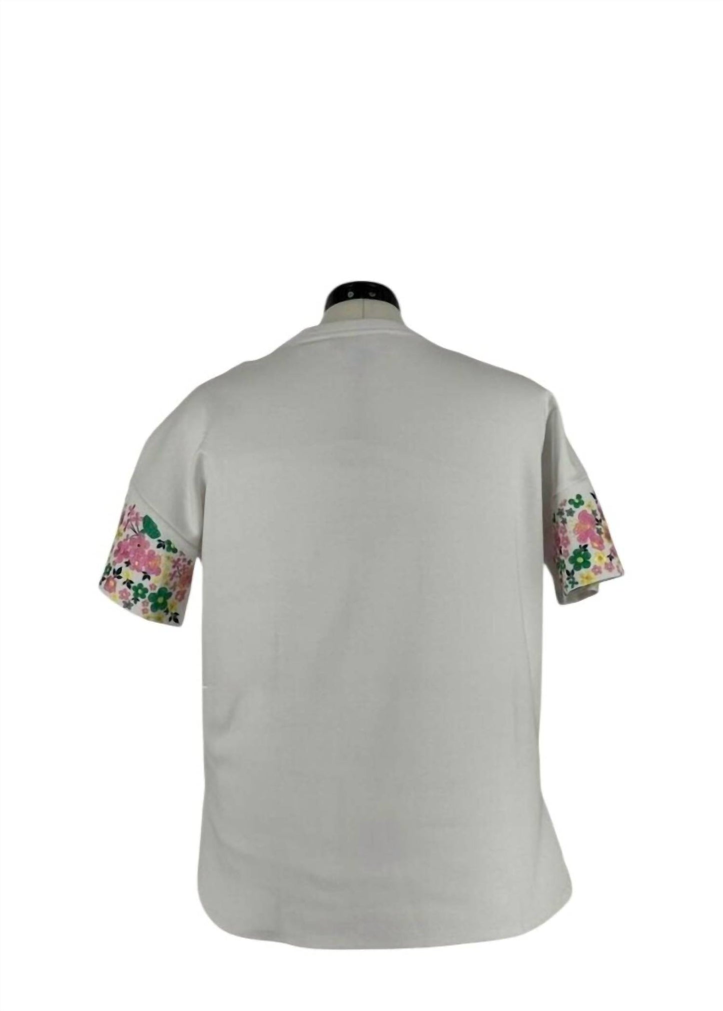 Women's Embroidered Short Sleeve Top