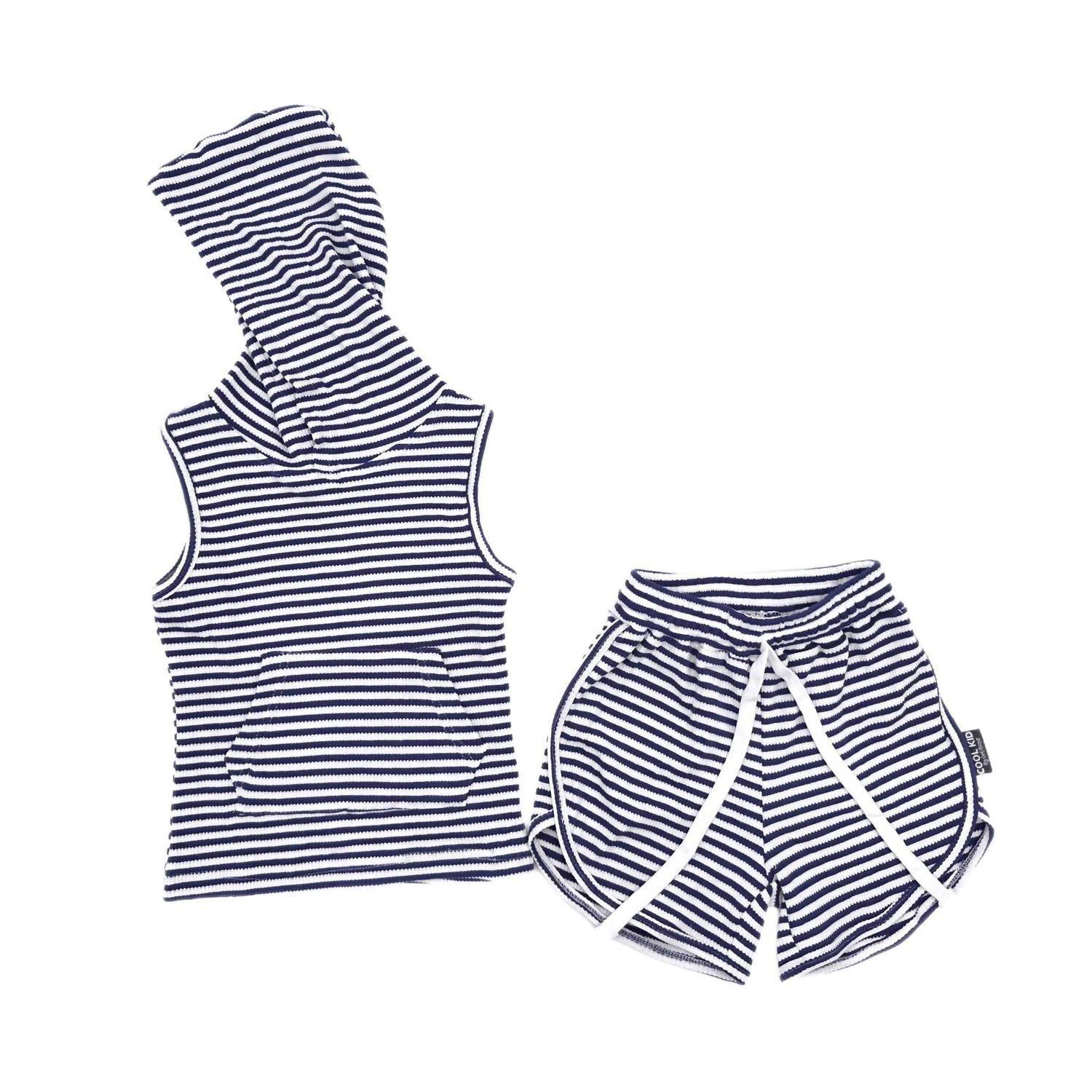Cool Beanz - Seaside Waffle Shorts Set - Rack Hunt -