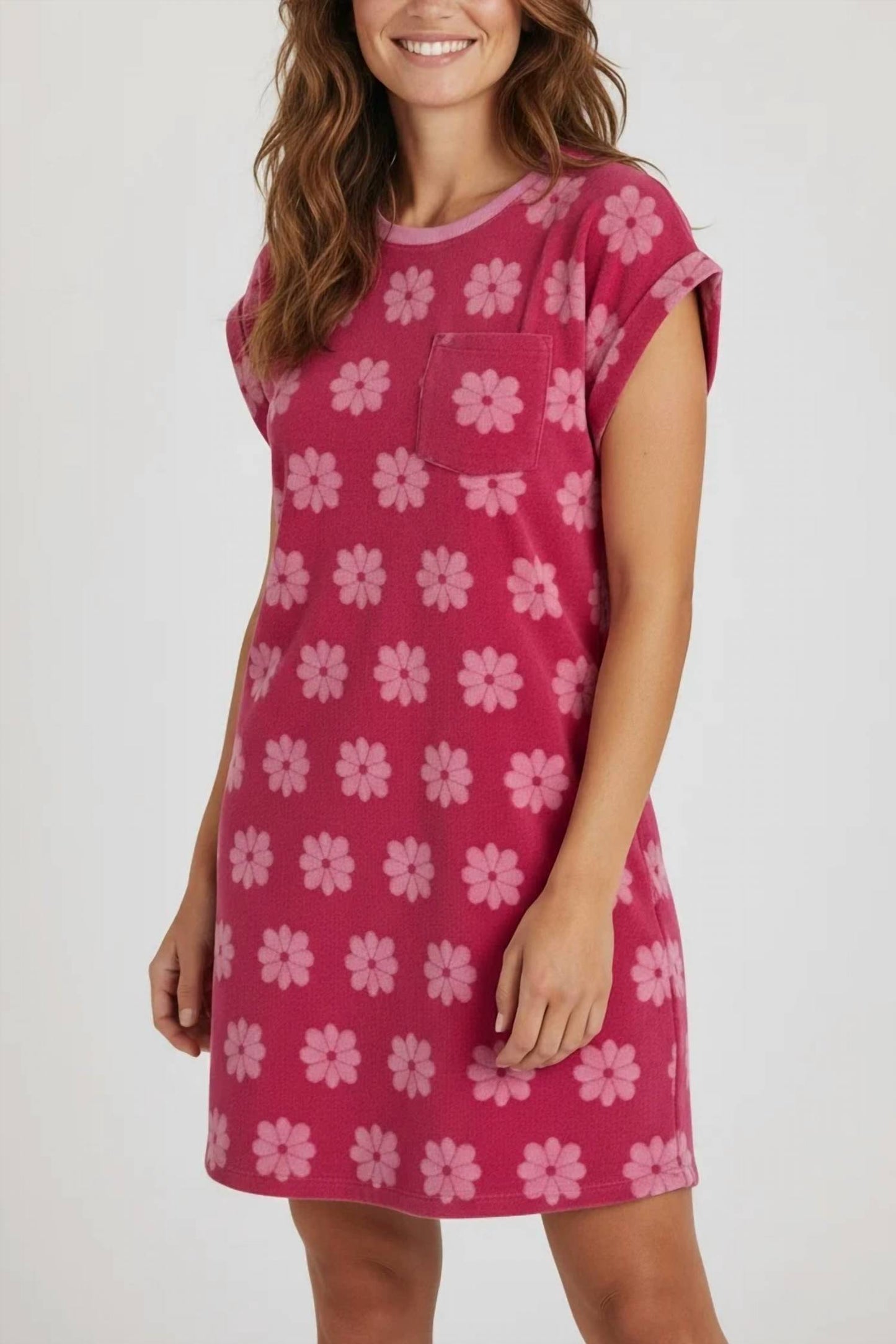 Good Vibes French Terry Dress