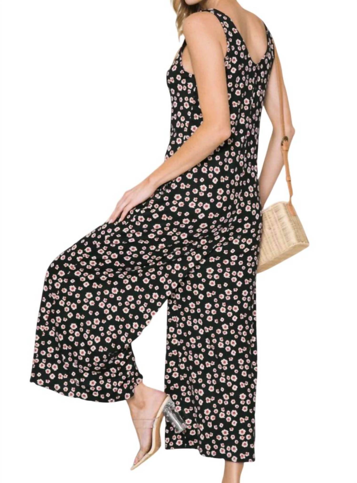 Acting Pro - Maria Flower Power Jumpsuit - PLUS - Rack Hunt