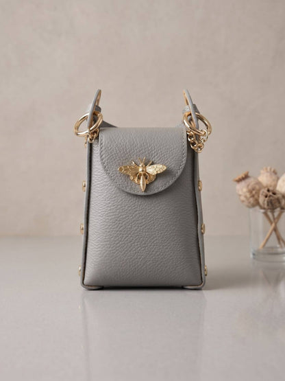 Women's Bumblebee Leather Cellphone Case Bag