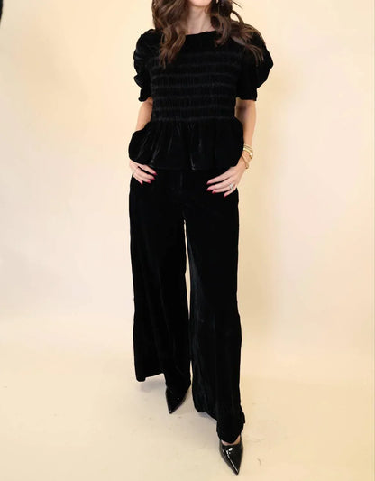 Dèluc - Forrest Stretch Velvet Top - Rack Hunt