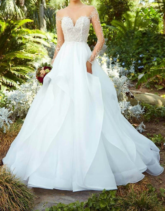 Kitty Chen Couture - Bibi Ruffled Wedding Dress - Rack Hunt