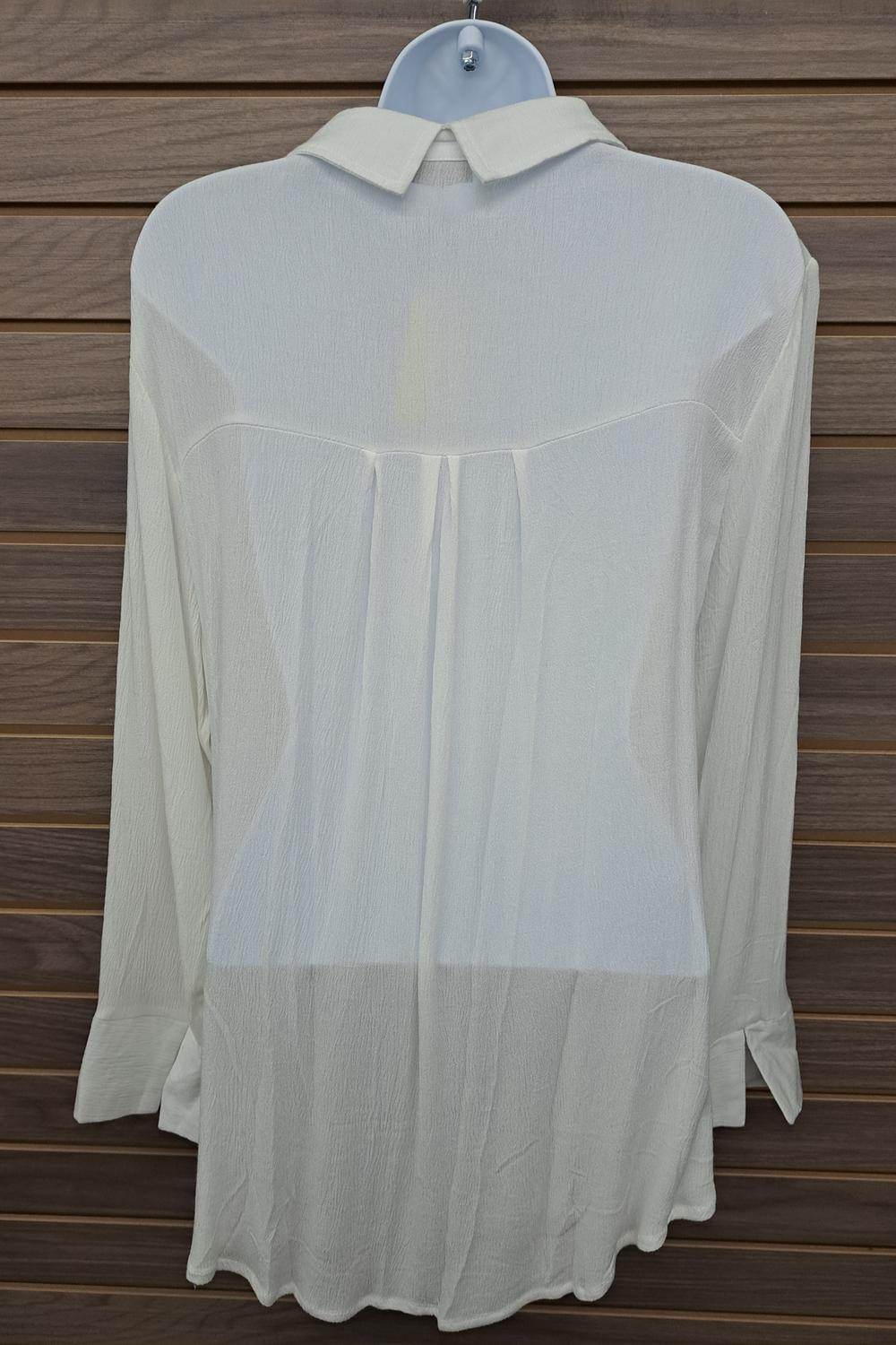 Angela Plus - Women's Embroidered Floral Blouse - Rack Hunt